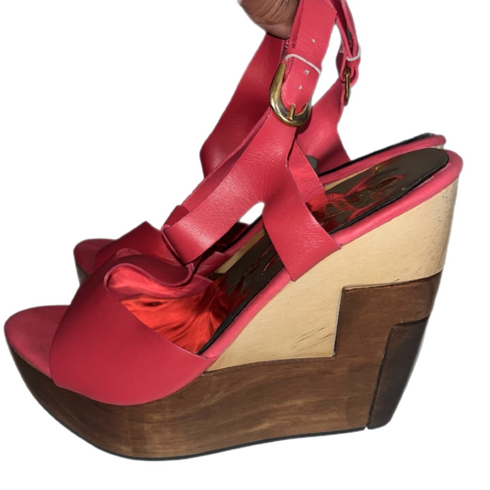 Pacheco Wooden Wedge heel Size 26/8.5 US